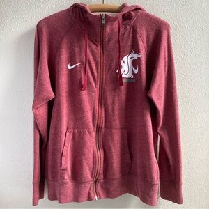 Nike Washington State Cougars Hoodie W/Logo 34674X-WC5 Size Large In Burgundy